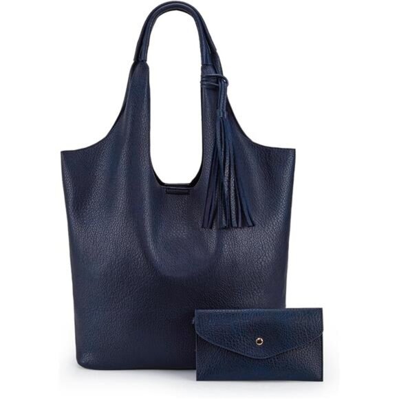 Slouchy Hobo Bags for Women Z Blue - Picture 1 of 6